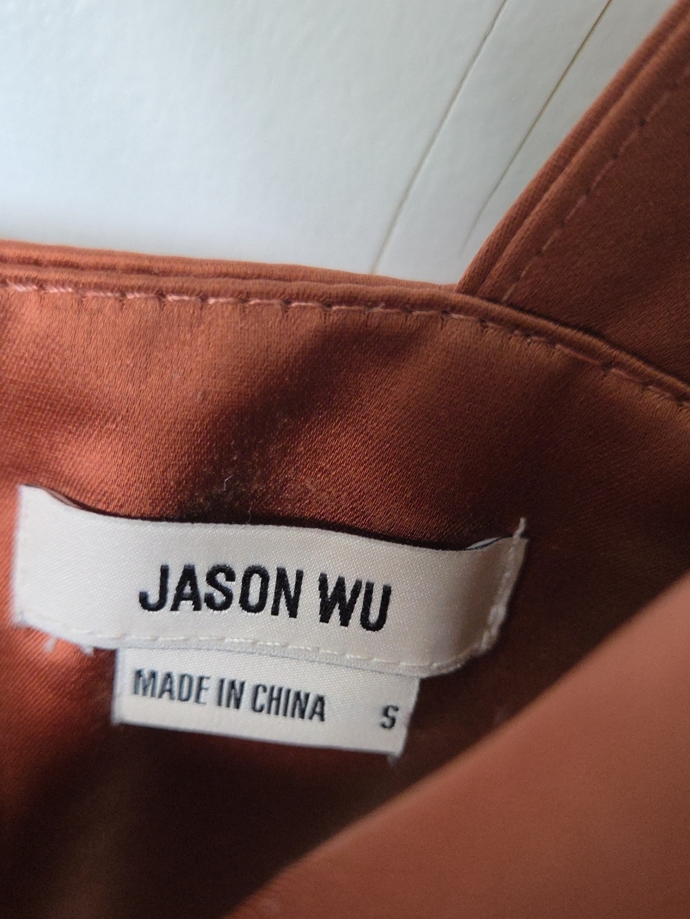 Jason Wu Brown Satin Corset Top Size S - Picture 3 of 5